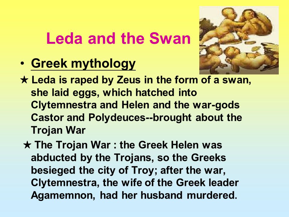 An analysis of leda and the swan by yeats